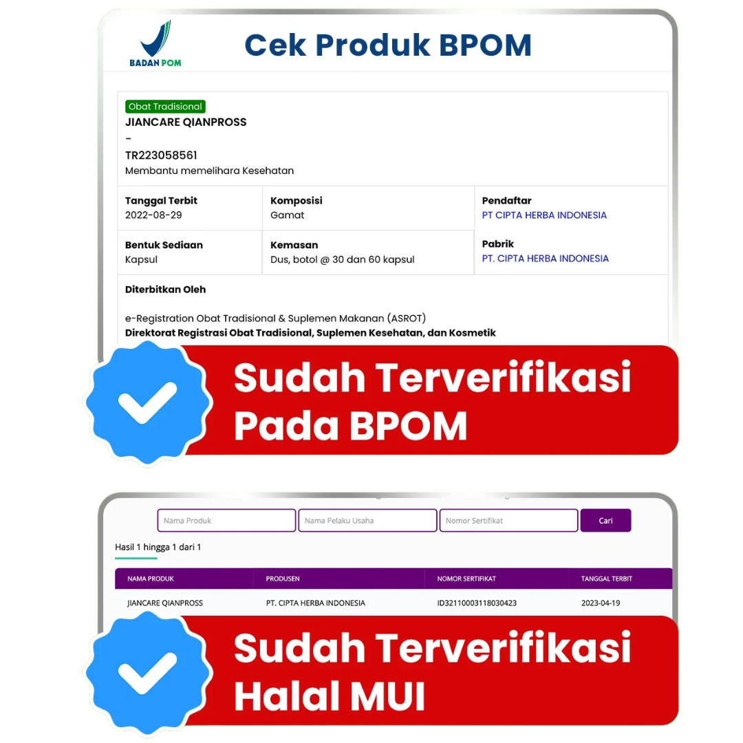 Produk Qianpross herbal